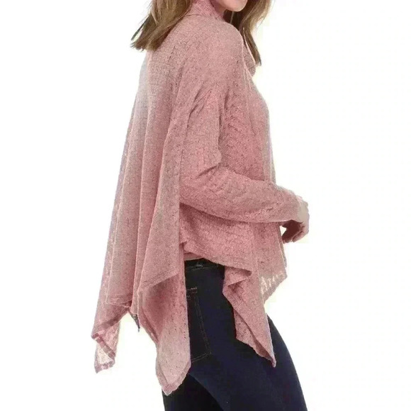 Women's Soft Cowl Neck Cape - Picture 3 of 4